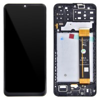 Samsung Galaxy A13 A135 - Full Front LCD Digitizer With Frame Black  (V06-TM Flex)