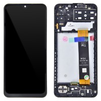 Samsung Galaxy A13 A135 - Full Front LCD Digitizer With Frame Black  (V04-TM Flex)