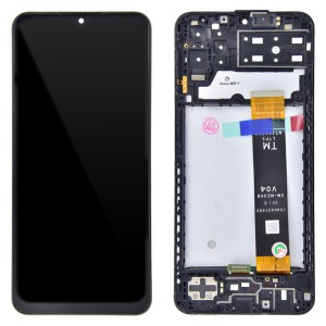 Samsung Galaxy A13 A135 - Full Front LCD Digitizer With Frame Black  (V04-TM Flex)