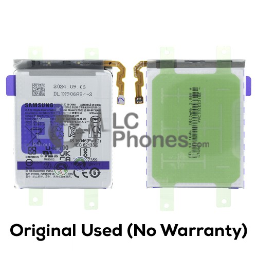 Samsung Galaxy Z Flip5 F731 - Original Used Battery BF732ABY 2620mAh 10.47Wh ( No Warranty )