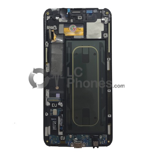 Samsung Galaxy S6 Edge Plus G928F - Full Front LCD Digitizer with frame White < Service Pack >