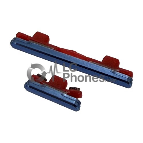 Xiaomi Mi 9 SE M1903F2G - Power and Volume Side Buttons Kit Blue