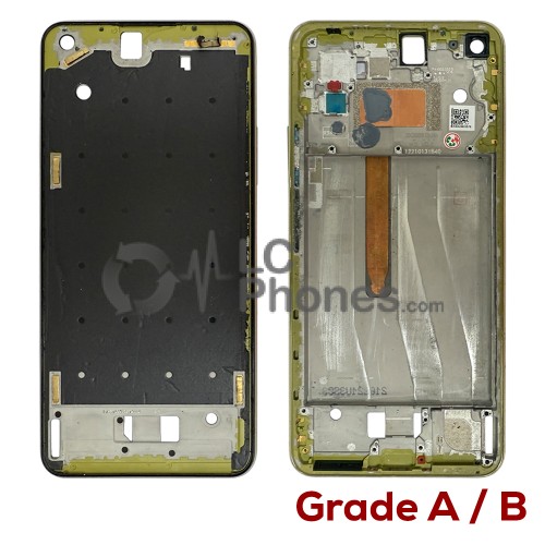 Xiaomi Mi 11 Lite 5G M2101K9G, M2101K9C, M2101K9R - Middle Frame Citrus Yellow ( Original Used ) Grade A/B
