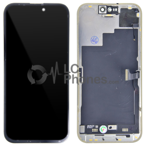 iPhone 15 Pro - Full Front OLED Digitizer with Proximity Sensor (Original Remaded)