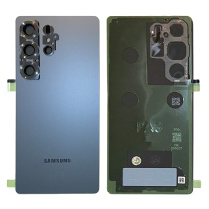 Samsung Galaxy S25 Ultra 5G S938 - Battery Cover with Adhesive & Camera Lens Titanium Black 