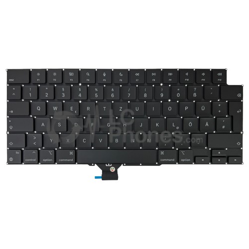 Macbook Pro 14 inch M4 Pro (2024) A3401 - German Keyboard DE Layout without Backlight
