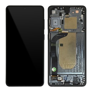 Samsung Galaxy S25 Edge S937 - Full Front LCD Digitizer with Frame Titanium Jetblack 
