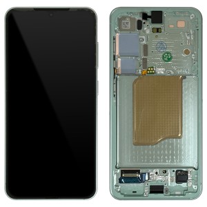 Samsung Galaxy S25 5G S931 - Full Front LCD Digitizer with Frame Mint Green 