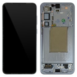 Samsung Galaxy S25+ 5G S936 - Full Front LCD Digitizer with Frame Icy Blue 