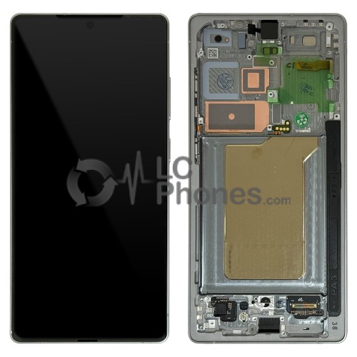 Samsung Galaxy S25 Ultra 5G S938 - Full Front LCD Digitizer with Frame Silver < Service Pack >