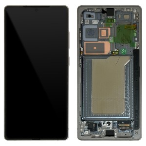 Samsung Galaxy S25 Ultra 5G S938 - Full Front LCD Digitizer with Frame Titanium 