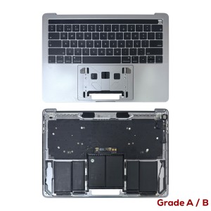 Macbook Pro 13 inch A1989 - Top Cover with Portuguese Keyboard PT Layout with Backlight and Touch Bar Space Grey  Grade A/B