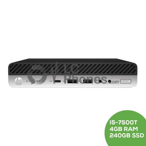 HP EliteDesk 800 G3 Mini - Intel Core i5-7500T 2.7GHz / Intel HD Graphics 630 / 4GB RAM / 240GB SSD