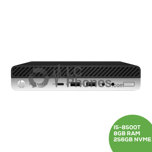 HP EliteDesk 800 G4 - Intel Core i5-8500T 2.1GHz / Intel HD Graphics 630 / 8GB RAM / 256GB NVMe