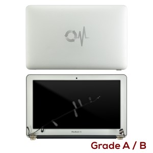 Macbook Air 11 A1370 2010 2011 - Full Front LCD With Housing Silver  Grade A/B