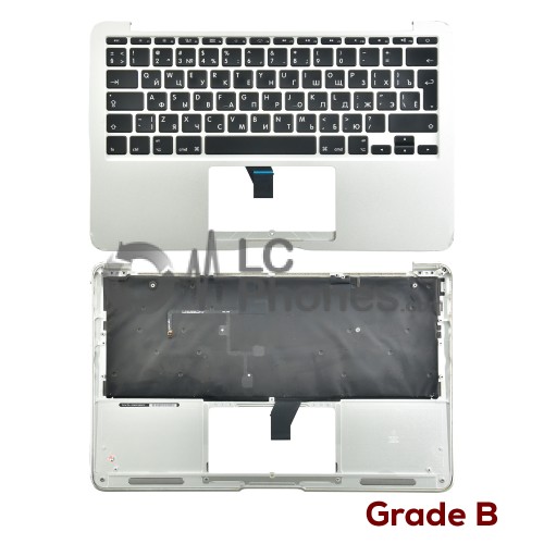 Macbook Air 11 A1370 2011 - Top Cover Silver with Russian Keyboard RU Layout ( Original Used ) Grade B 069-7004-A