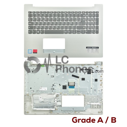 Lenovo Ideapad 330-15AST - Top Cover with French Keyboard FR Layout Silver ( Original Used ) Grade A/B AP18C000190SLH2