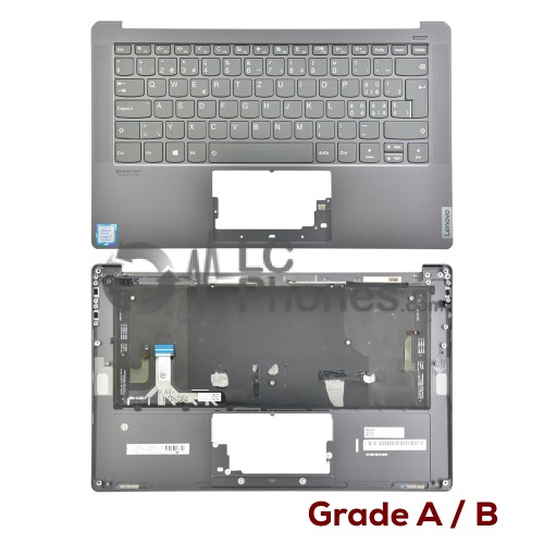 Lenovo Yoga S940-14IWL - Top Cover with German Swiss Keyboard CH Layout with Backlight Grey ( Original Used ) Grade A/B 460.0GL03.0004