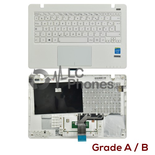Asus X200CA - Top Cover with French Keyboard FR Layout White ( Original Used ) Grade A/B 13NB03U1AP0301