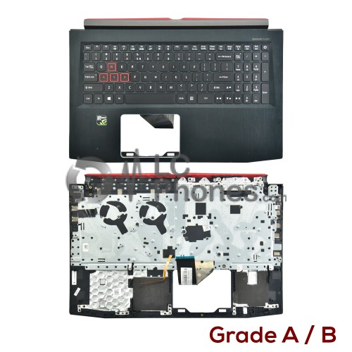 Acer Predator Helios 300 N17C1 - Top Cover with American Keyboard US Layout with Backlight Black ( Original Used ) Grade A/B AM211000400H7920A