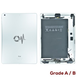 iPad Air A1474 Wi-Fi Version - Back Housing Cover Fully Assembly with Battery Silver  Grade A/B
