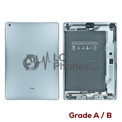 iPad Air A1474 Wi-Fi Version - Back Housing Cover Fully Assembly with Battery Space Grey ( Original Used ) Grade A/B