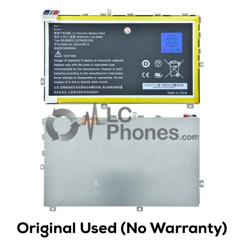 Amazon Kindle Fire HDX 7 3rd Gen C9R6QM - Original Used Battery S2012-001-D 4440mAh 16.43Wh ( No Warranty )
