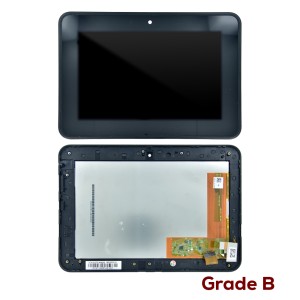 Amazon Kindle Fire HD 7 2nd Gen X43Z60 - Full Front LCD Digitizer with Frame Black  Grade B