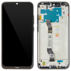 Xiaomi Redmi Note 8 - Full Front LCD Digitizer with Frame Space Black
