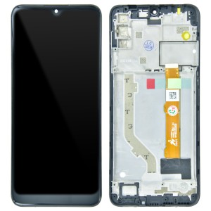 Alcatel 1S (2020) 5028Y / 5028D / Altice S43 - Full Front LCD Digitizer with Frame Black
