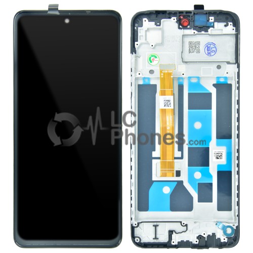 OPPO A40 - Full Front LCD Digitizer with Frame Black