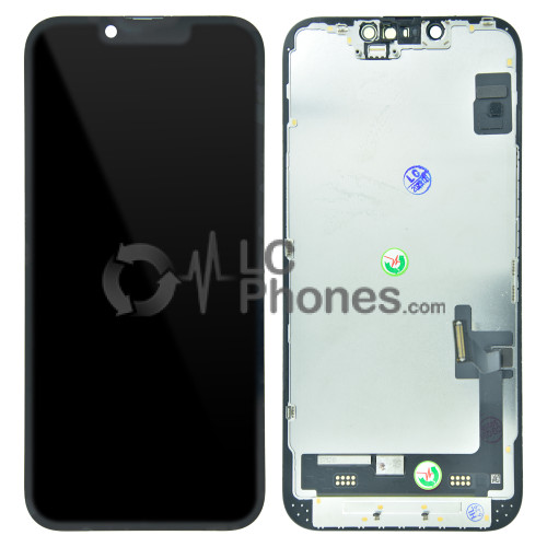 iPhone 16e - Full Front OLED Display Digitizer Black ( Original Remaded )