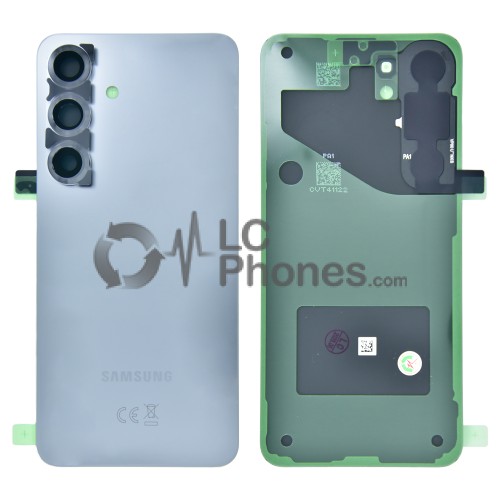 Samsung Galaxy S25 5G S931 - Battery Cover with Camera Lens and Adhesive Silver < Service Pack >