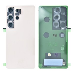 Samsung Galaxy S25 Ultra 5G S938 - Battery Cover with Adhesive & Camera Lens Titanium Pink Gold 