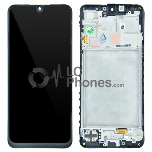 Samsung Galaxy A16 A165 - Full Front LCD Digitizer with Frame Black (Original Remaded)