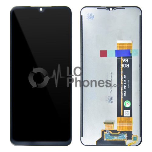 Samsung Galaxy A13 A135 - Full Front LCD Digitizer Black (Original Remaded) (BOE-B6 Flex)