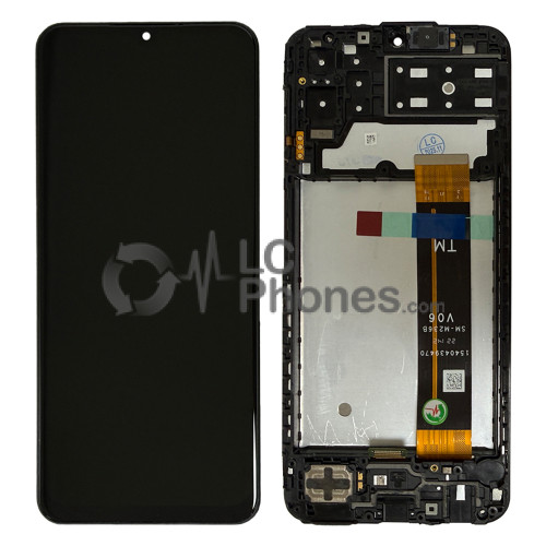 Samsung Galaxy A13 A135 - Full Front LCD Digitizer Black (Original Remaded) (V06-TM Flex)