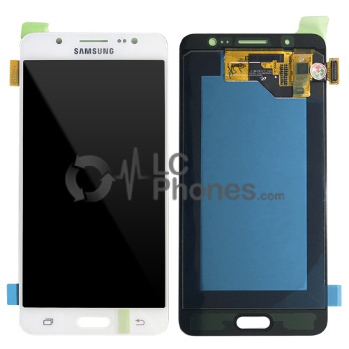 Samsung Galaxy J5 J510 2016 - Full Front LCD Digitizer White < Service Pack >