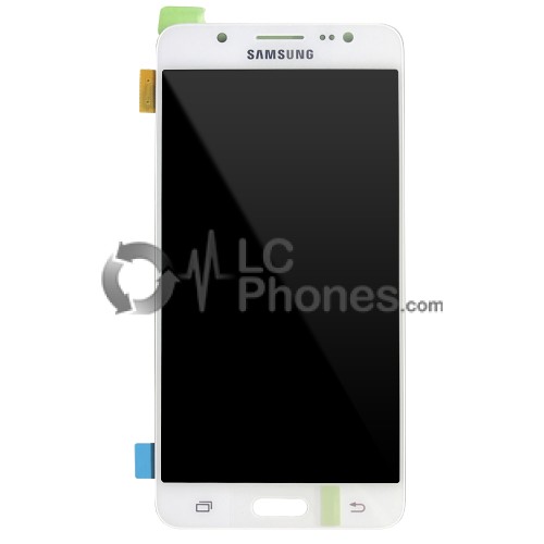 Samsung Galaxy J5 J510 2016 - Full Front LCD Digitizer White < Service Pack >