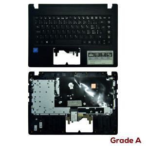Acer Aspire 1 A114-32 Series N17Q4 - Top Cover with German Swiss Keyboard CH Layout with Backlight Black  Grade A TFQ4DZ8PTATN