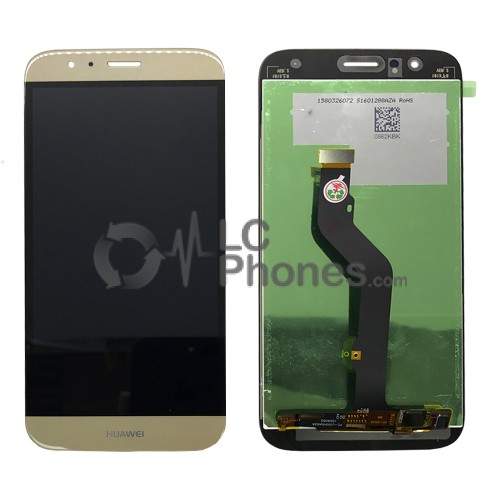 Huawei Ascend G8 - Full Front LCD Digitizer Gold