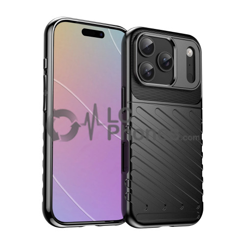 iPhone 17 Pro Max - Thunder Flexible Armored Case Black