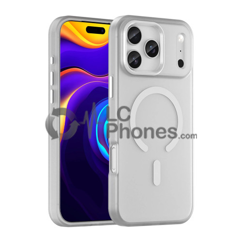 iPhone 17 Pro Max - Magnetic Abrasive MagSafe Compatible Case Matte White