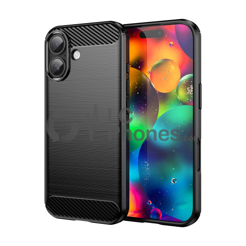 iPhone 17 - Carbon Flexible Cover Case Black
