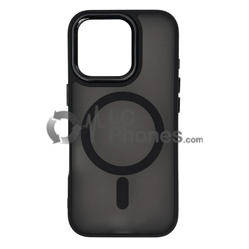 iPhone 17 Pro - Magnetic Color Matte Case Black