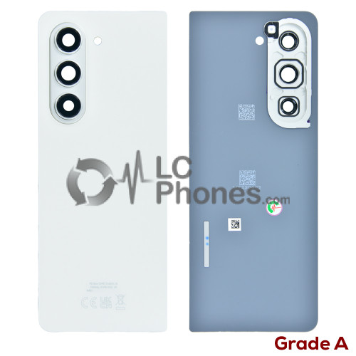 Samsung Galaxy Z Fold5 F946 - Battery Cover with Camera Lens and Adhesive Cream ( Original Used ) Grade A