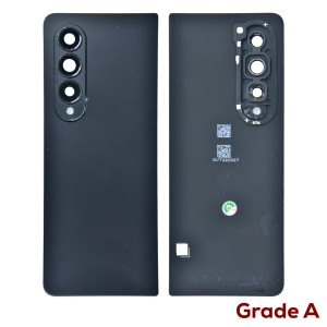 Samsung Galaxy Z Fold4 F936 - Battery Cover with Camera Lens and Adhesive Black  Grade A
