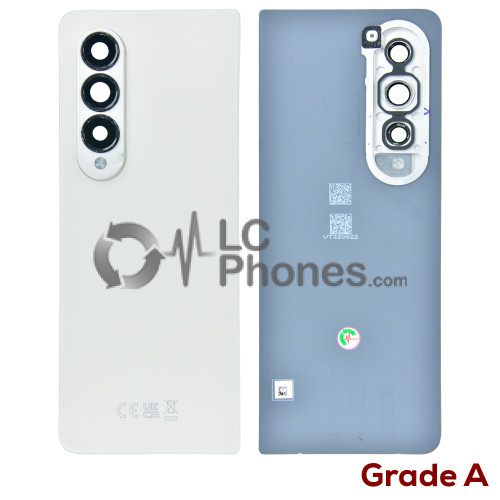 Samsung Galaxy Z Fold4 F936 - Battery Cover with Camera Lens and Adhesive Beige (Original Used) Grade A