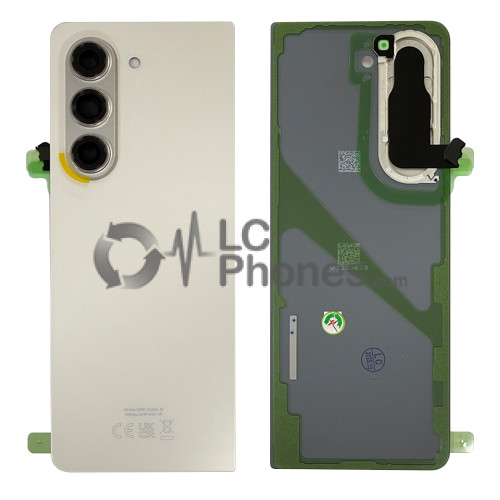 Samsung Galaxy Z Fold5 F946 - Battery Cover with Camera Lens and Adhesive Cream < Service Pack >