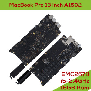 Macbook Pro 13 inch A1502 EMC 2678 (Late 2013) - Fully Functional Logic Board Intel Core i5 2,4GHz Intel Iris 1536MO 16GB 820-3476-A